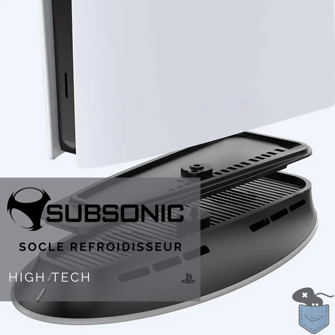 [ High Tech ] Subsonic – Socle refroidisseur pour PS5